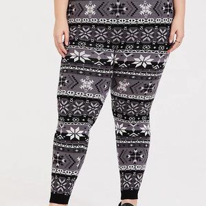 Torrid Fair Isle Sweater Leggings 4X